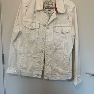 Signature White Jean Jacket Classic Style